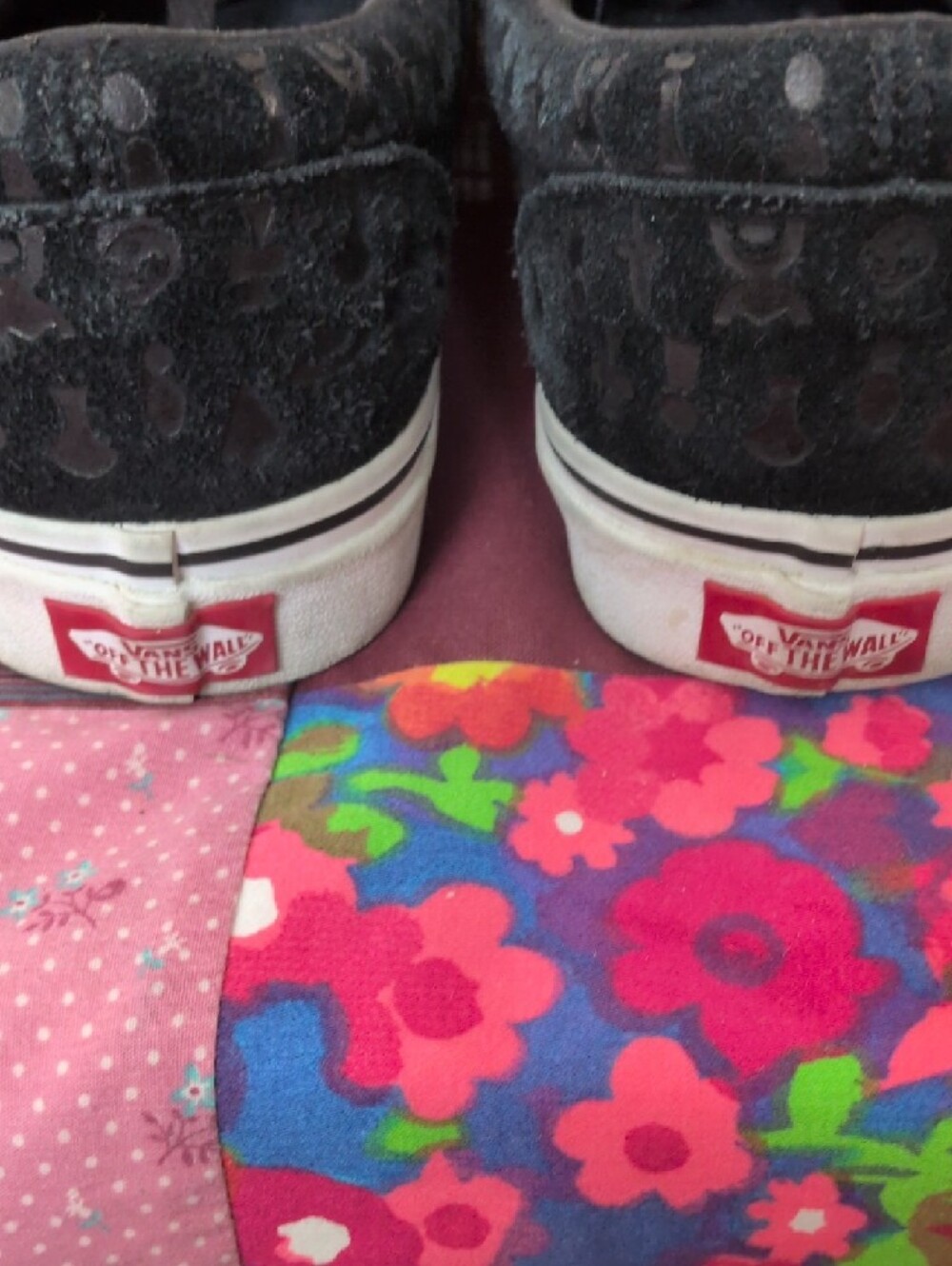 Vans Black Suede Low-Top Sneakers Area 66 Alien - Picture 6 of 8